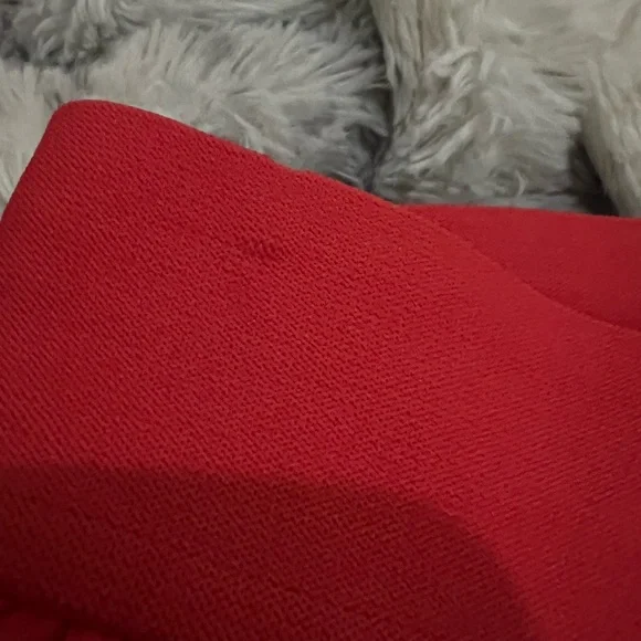 LSKD Women's Red Skirt Scarlet Ace tennis workout skirt built in shorts large - Picture 7 of 7